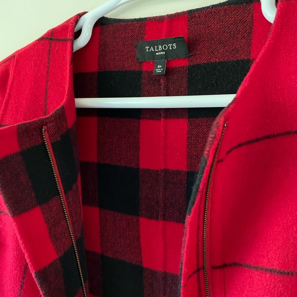 Talbots Windowpane Double face Jacket - Picture 2 of 5